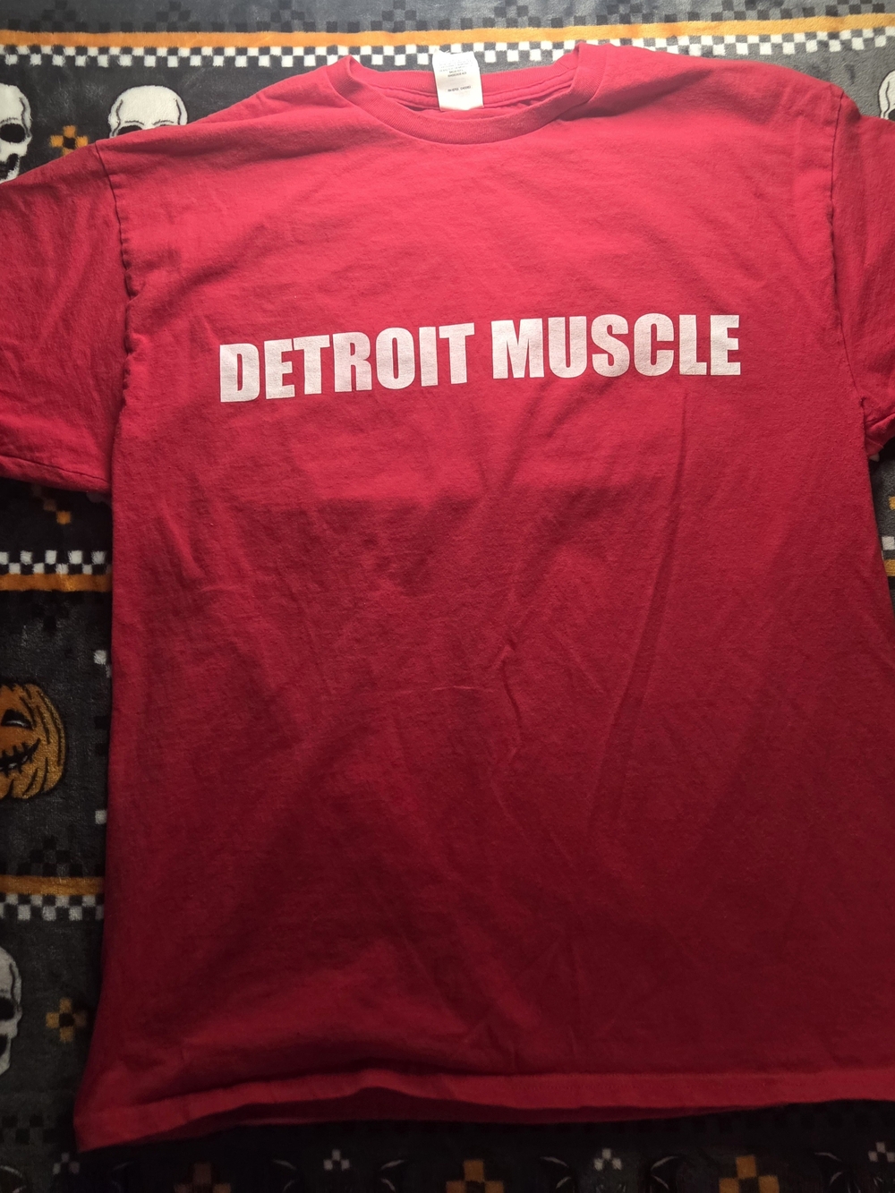 Detroit Muscle Red Graphic Tee - Unbranded Men’s Shirt